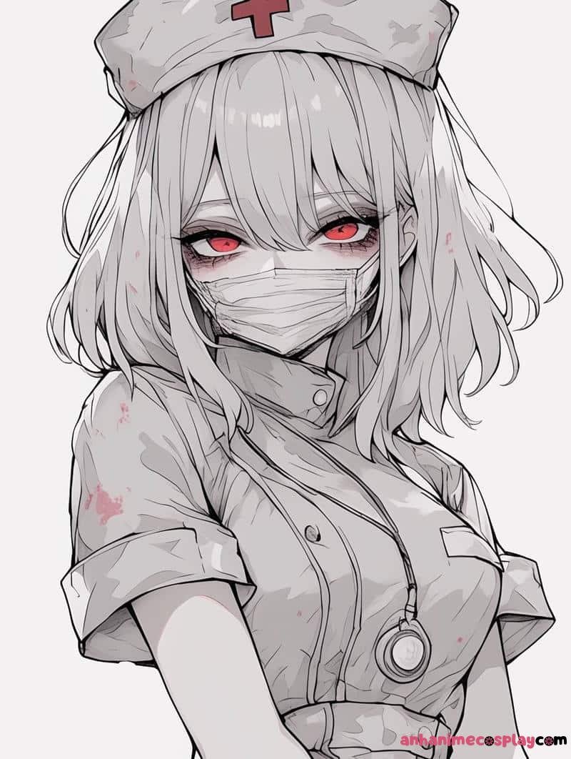 ảnh anime kinh dị y tá